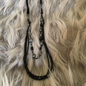 Classy Triple Beaded long Necklace